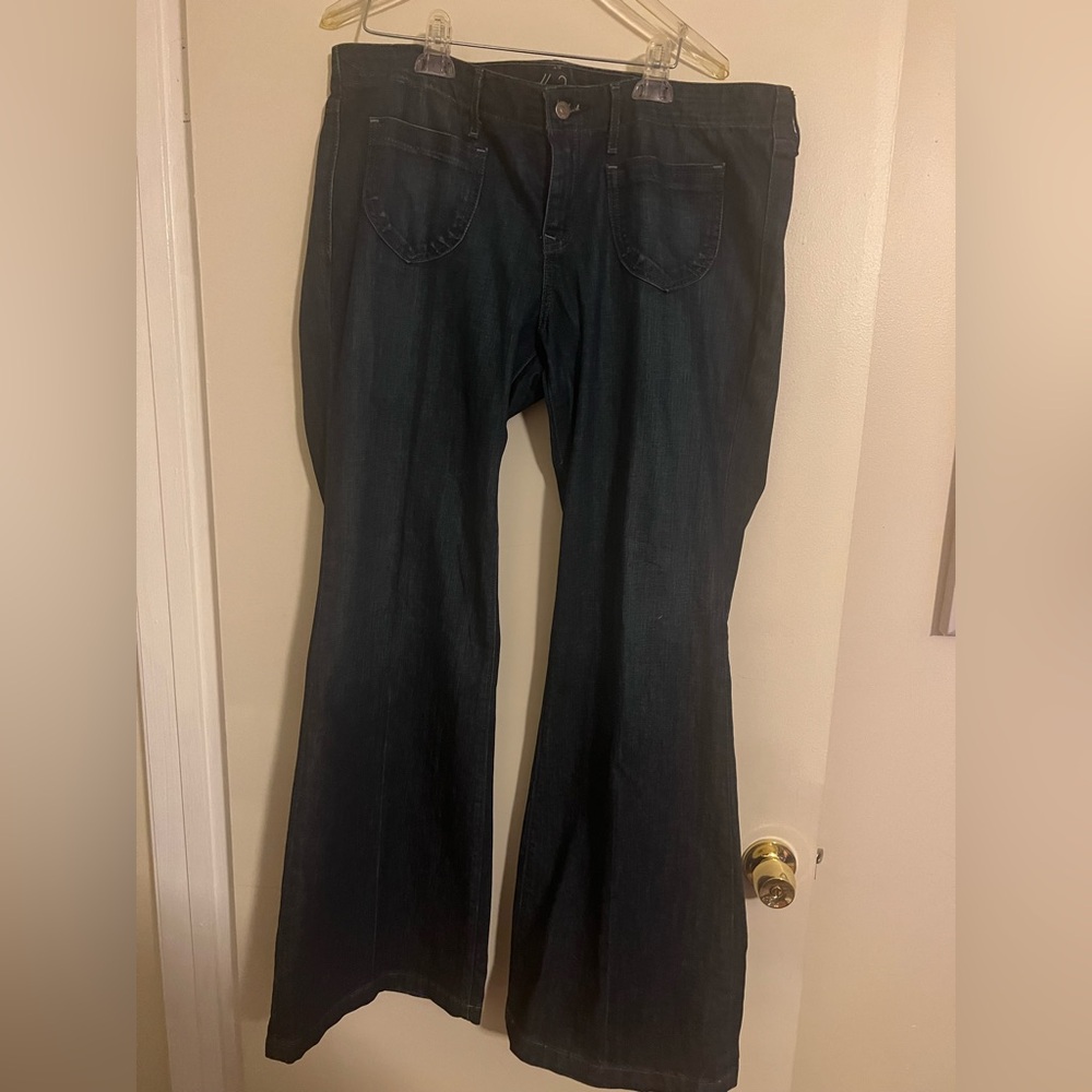 Old Navy - The Diva Midrise Women's Dark Blue Flare Leg Jeans